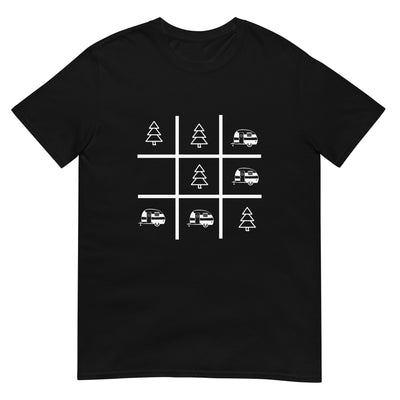 Tic_Tac_Game_-_Camping_-_(C)_(2) - T-Shirt (Unisex) camping xxx yyy zzz Black