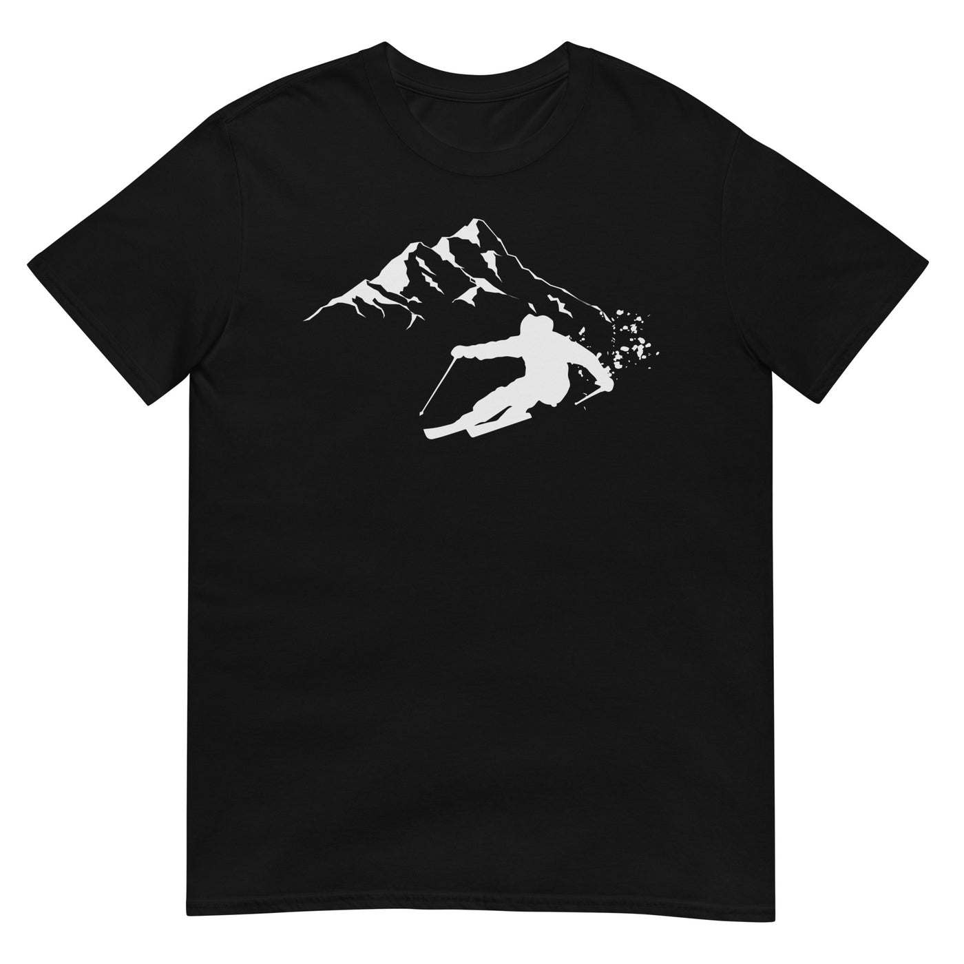 Tiefschnee Skier - T-Shirt (Unisex) klettern ski xxx yyy zzz Black