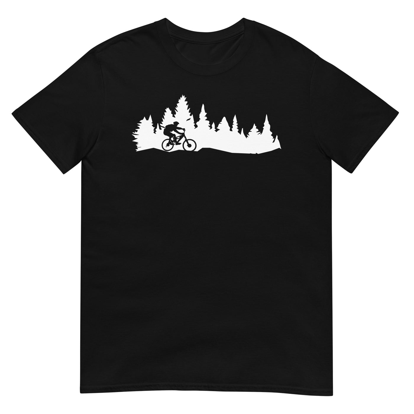 Bäume - Mountainbiking - (M) - T-Shirt (Unisex) xxx yyy zzz Black