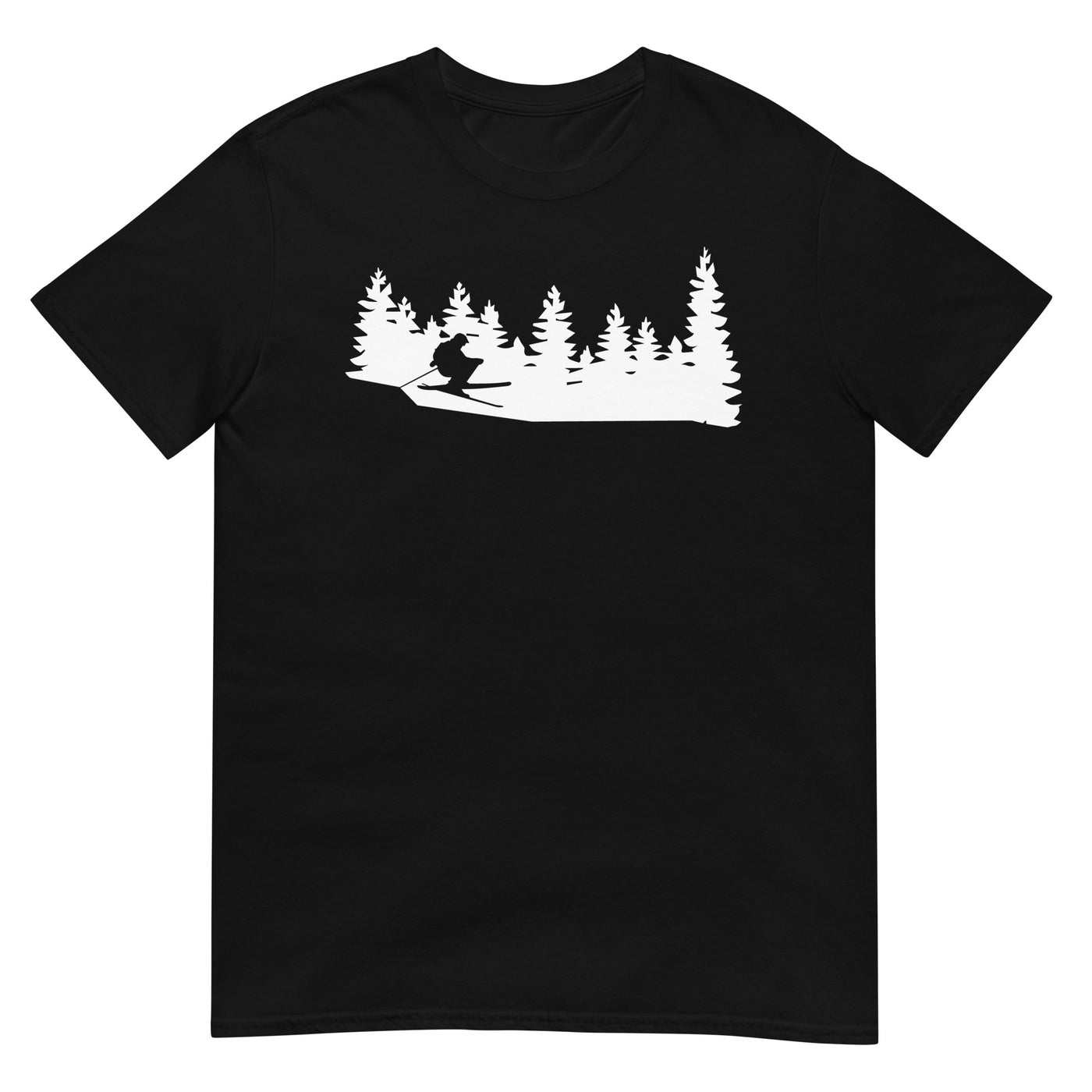 Bäume - Skifahren - T-Shirt (Unisex) klettern ski xxx yyy zzz Black