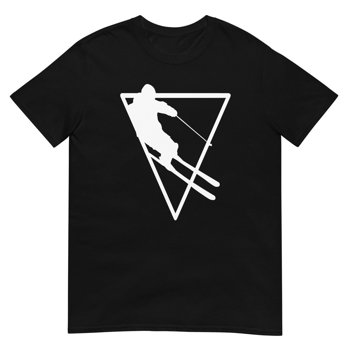 Dreieck - Skifahren - T-Shirt (Unisex) klettern ski xxx yyy zzz Black