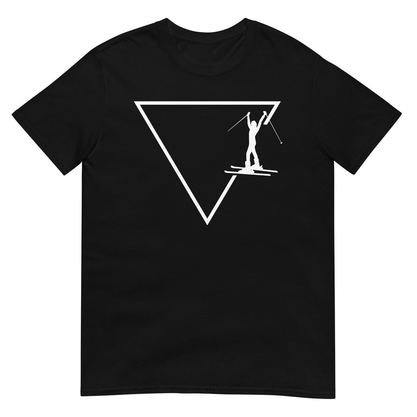 Dreieck 1 und Skifahren - T-Shirt (Unisex) klettern ski xxx yyy zzz Black