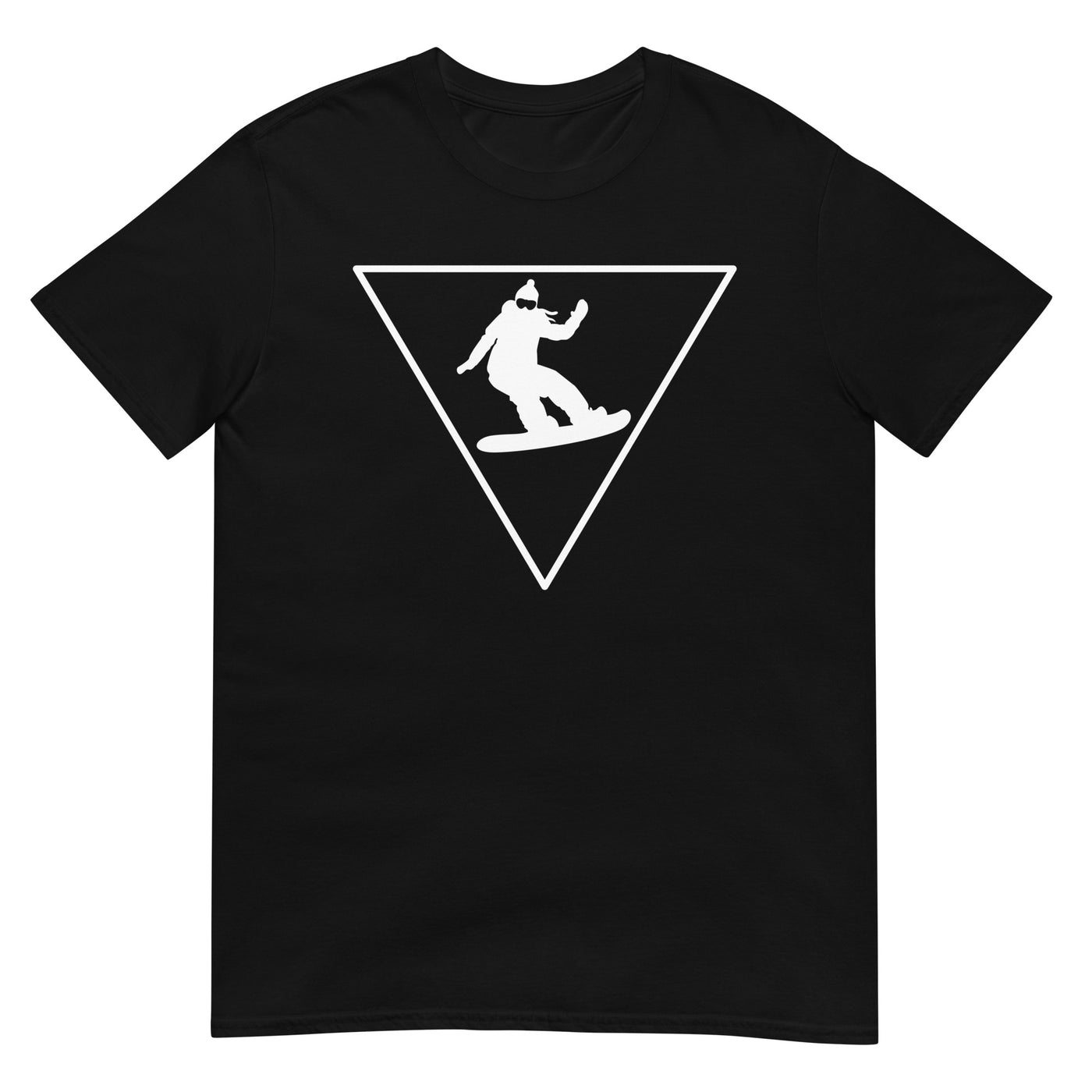 Dreieck_und_Snowboarding_-_(SN) - Unisex Basic Softstyle T-Shirt | Gildan 64000 xxx yyy zzz Black