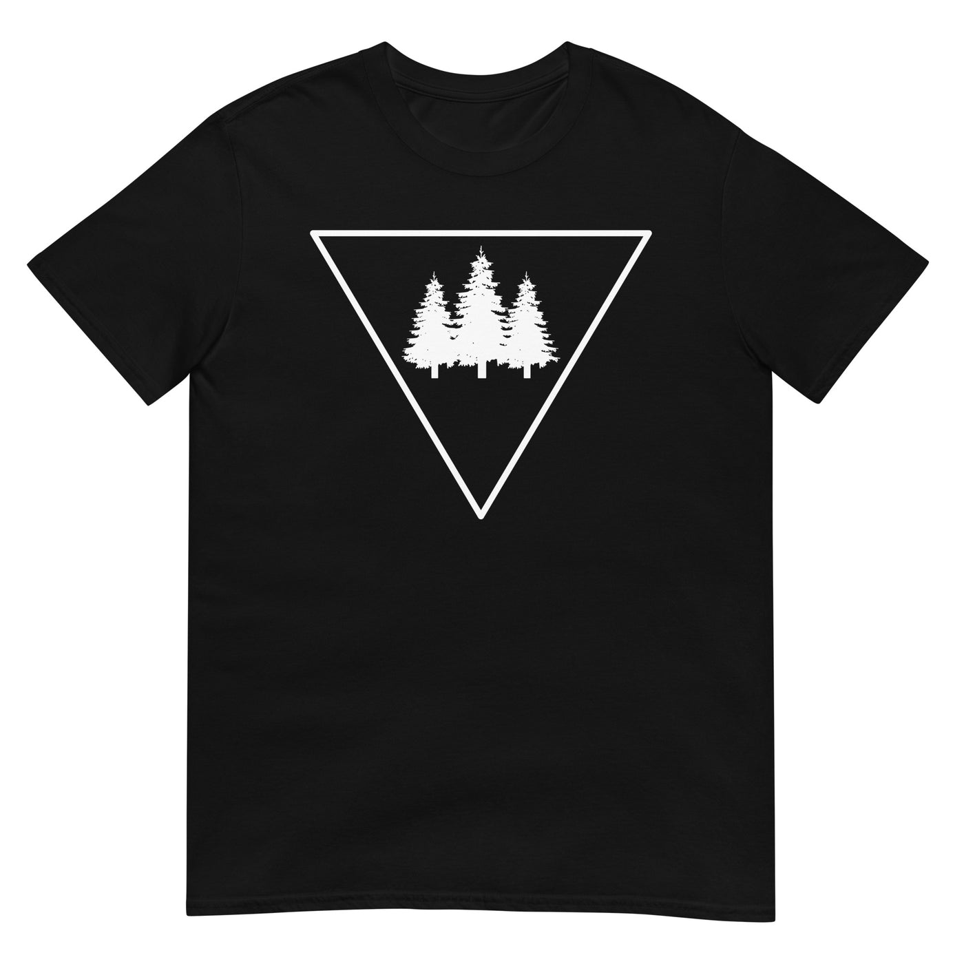 Dreieck und Bäume - T-Shirt (Unisex) camping xxx yyy zzz Black