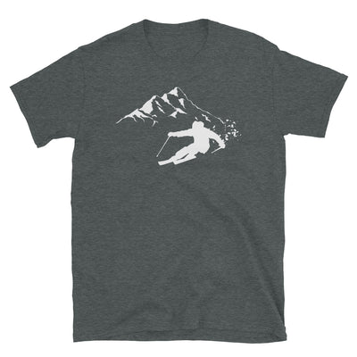 Tiefschnee Skier - T-Shirt (Unisex) ski Dark Heather