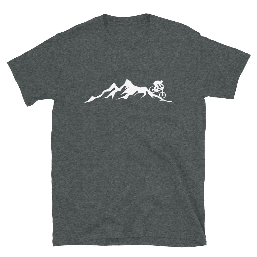 Mountain - Mountainbike - T-Shirt (Unisex) mountainbike Dark Heather