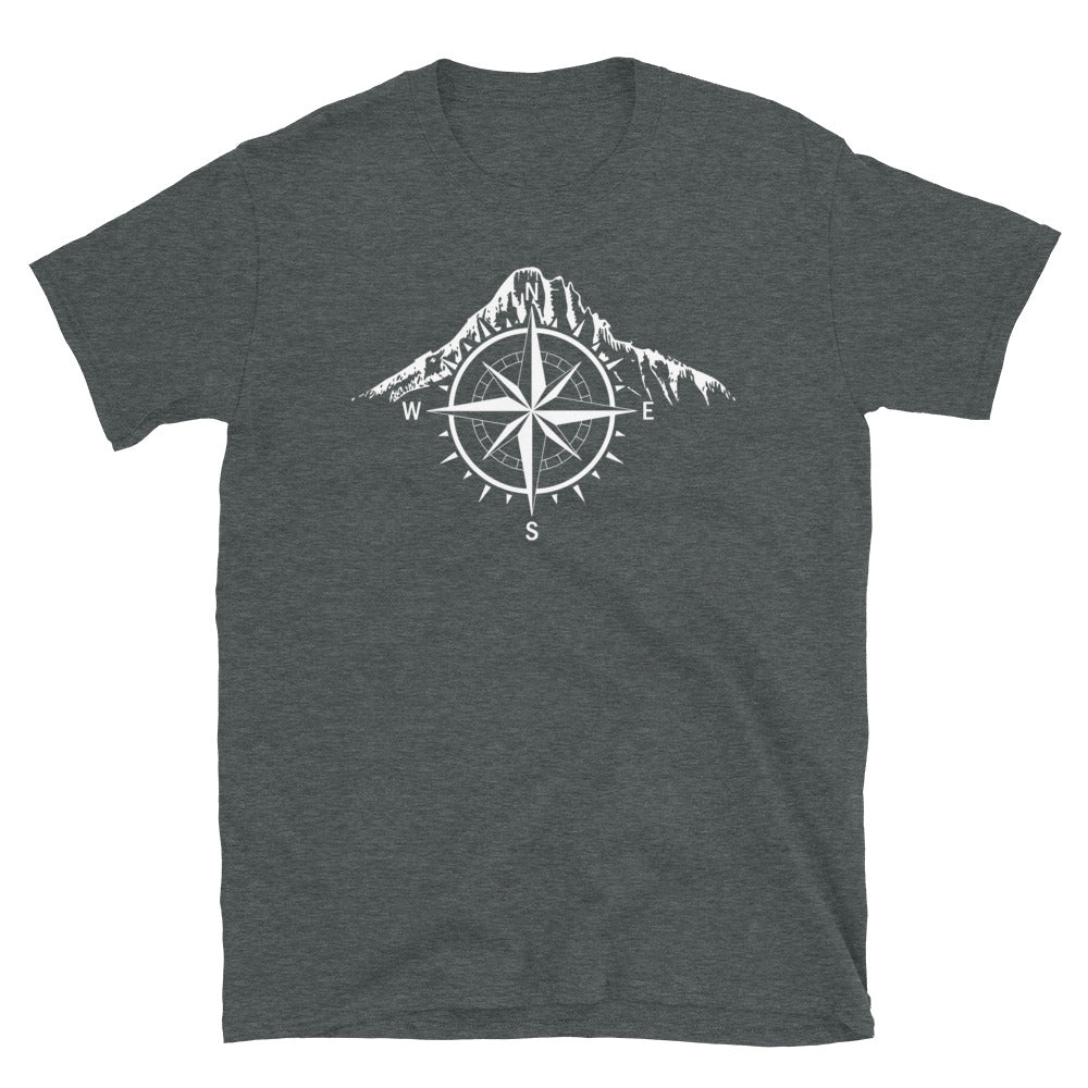Compass - Mountain - T-Shirt (Unisex) berge Dark Heather