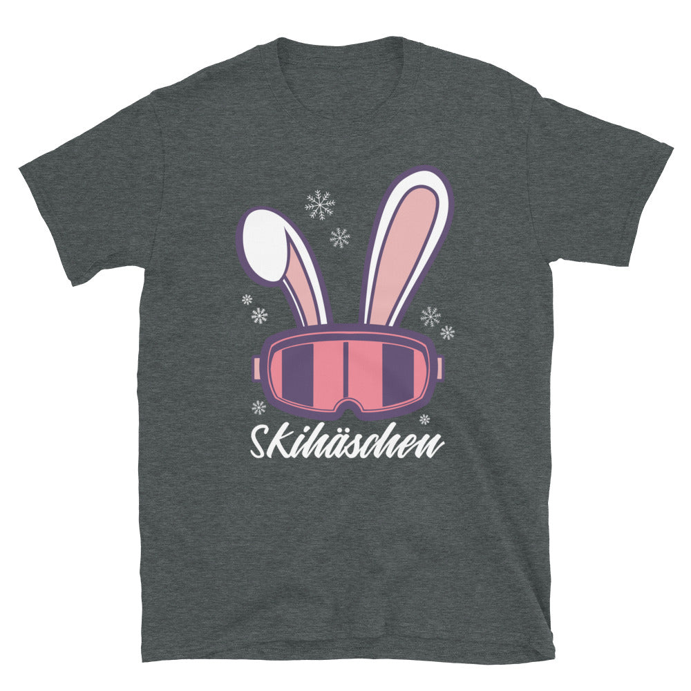 Skihäschen - (S.K) - T-Shirt (Unisex) klettern Dark Heather
