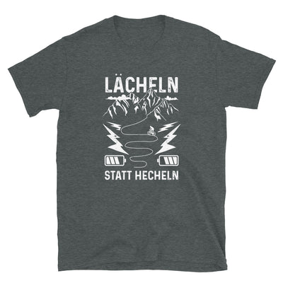 Lächeln Statt Hecheln - T-Shirt (Unisex) e-bike Dark Heather