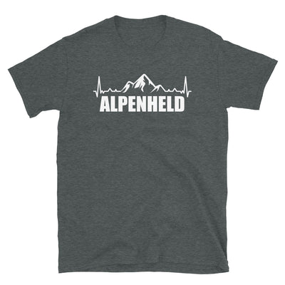 Alpenheld 1 - T-Shirt (Unisex) berge Dark Heather