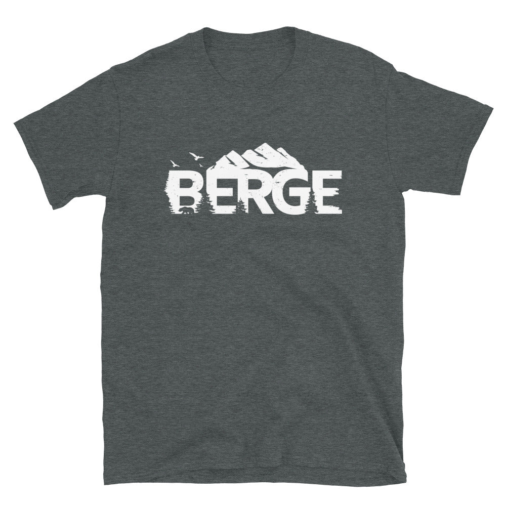 Berge - T-Shirt (Unisex) berge Dark Heather