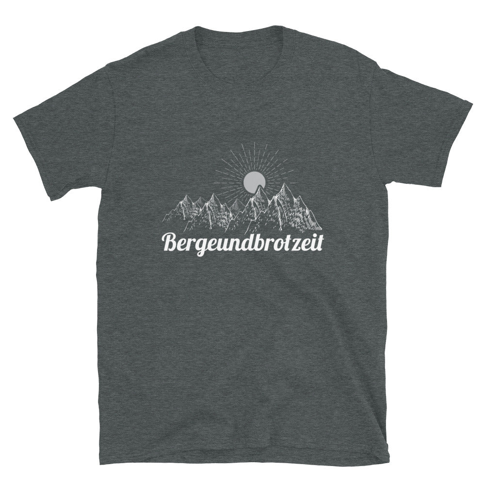 Bergeundbrotzeit - T-Shirt (Unisex) berge Dark Heather