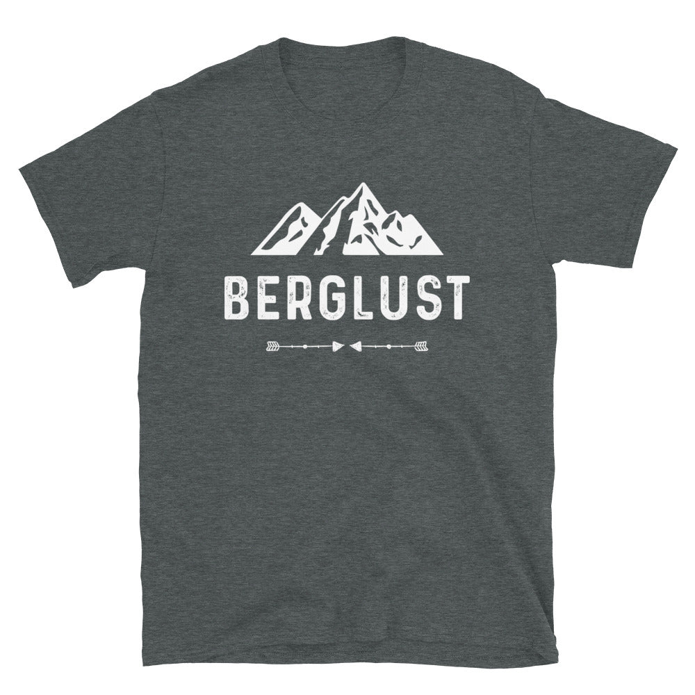 Berglust - T-Shirt (Unisex) berge wandern Dark Heather