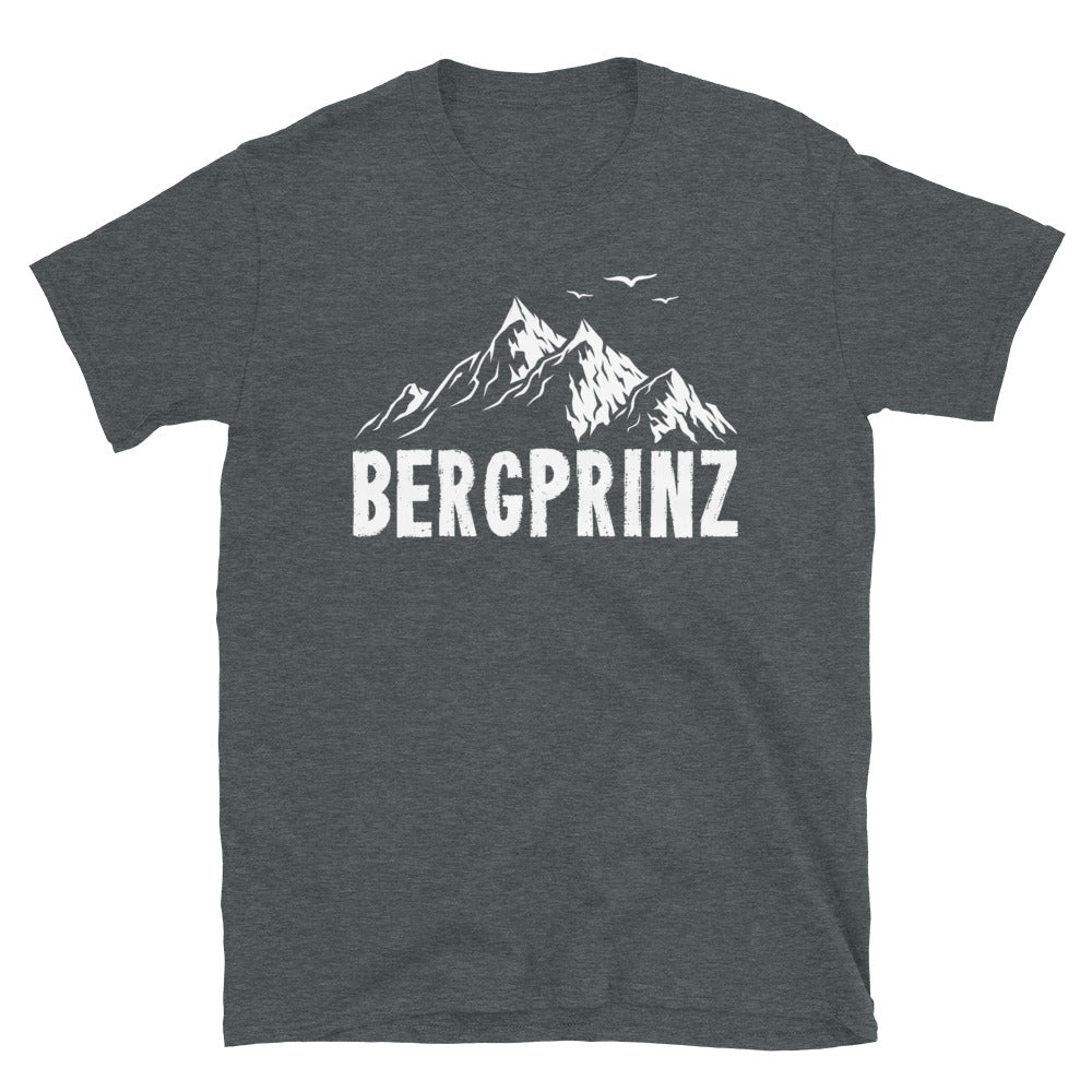 Bergprinz - T-Shirt (Unisex) berge Dark Heather