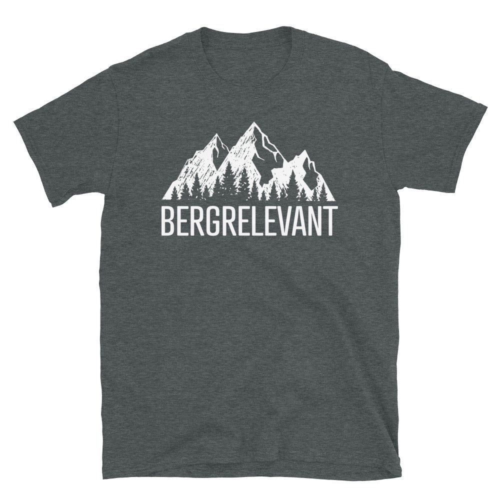 Bergrelevant - T-Shirt (Unisex) berge Dark Heather