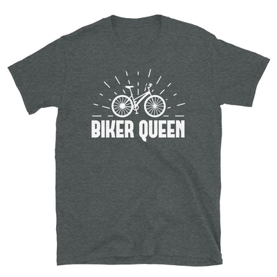 Biker Queen - T-Shirt (Unisex) fahrrad Dark Heather