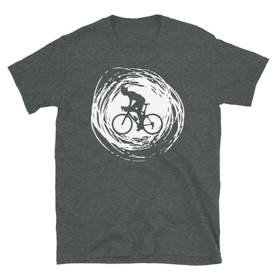 Kreis - Radfahren - T-Shirt (Unisex) fahrrad Dark Heather