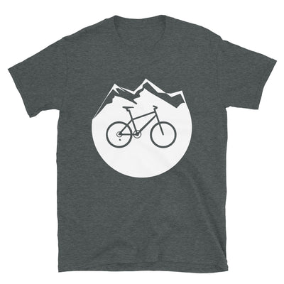 Kreis - Berg - Radfahren - T-Shirt (Unisex) fahrrad Dark Heather