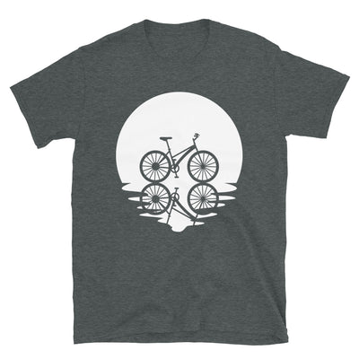Kreis Und Reflexion - Radfahren - T-Shirt (Unisex) fahrrad Dark Heather