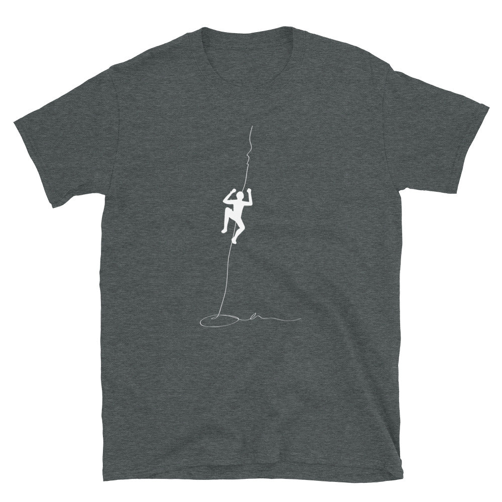 Klettern - T-Shirt (Unisex) klettern Dark Heather