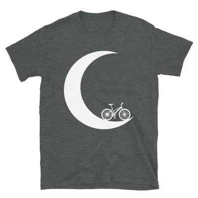 Halbmond - Radfahren - T-Shirt (Unisex) fahrrad Dark Heather