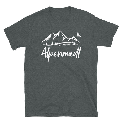 Alpenmadl - T-Shirt (Unisex) berge Dark Heather
