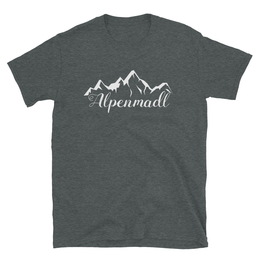 Alpenmadl - T-Shirt (Unisex) berge Dark Heather