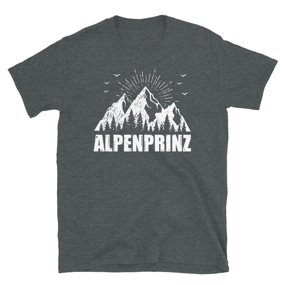 Alpenprinz - T-Shirt (Unisex) berge Dark Heather