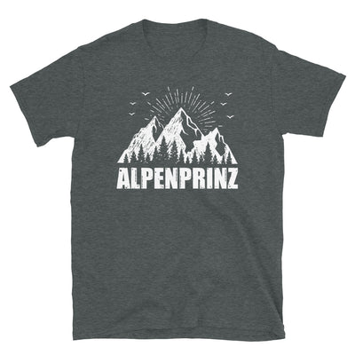 Alpenprinz - T-Shirt (Unisex) berge Dark Heather