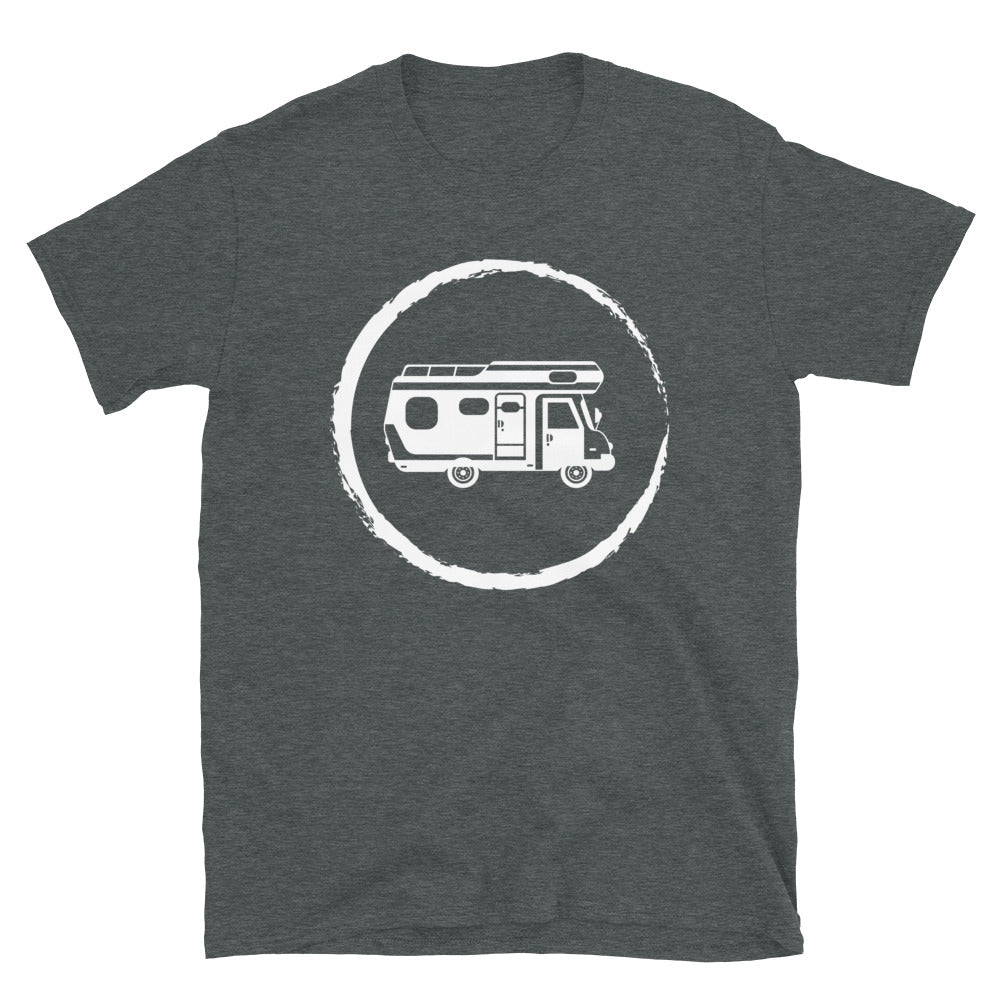 Kreis Und Camping - T-Shirt (Unisex) camping Dark Heather