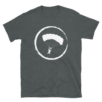 Kreis Und Paragliding - T-Shirt (Unisex) berge Dark Heather