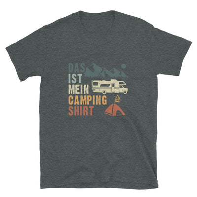 Das Ist Mein Camping Shirt - T-Shirt (Unisex) camping Dark Heather