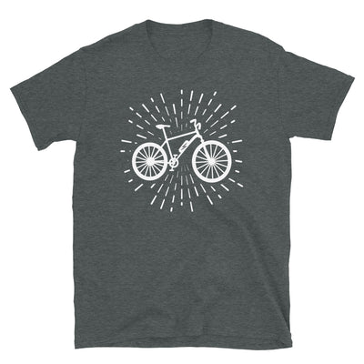 Feuerwerk Und E-Bike - T-Shirt (Unisex) e-bike Dark Heather