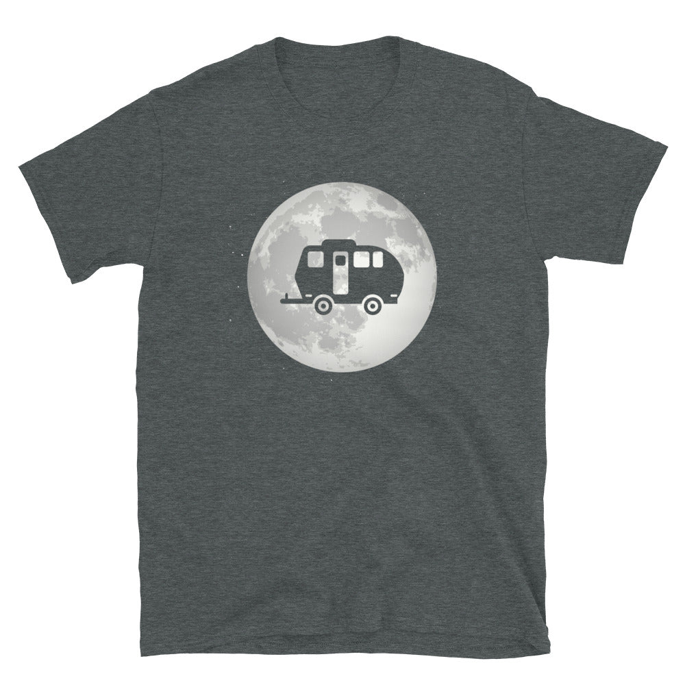 Vollmond - Camping Caravan - T-Shirt (Unisex) camping Dark Heather