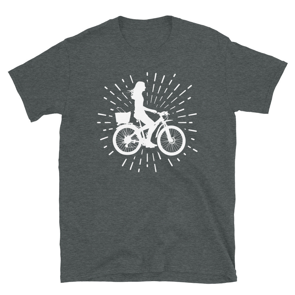 Feuerwerk Und Radfahren 2 - T-Shirt (Unisex) fahrrad Dark Heather
