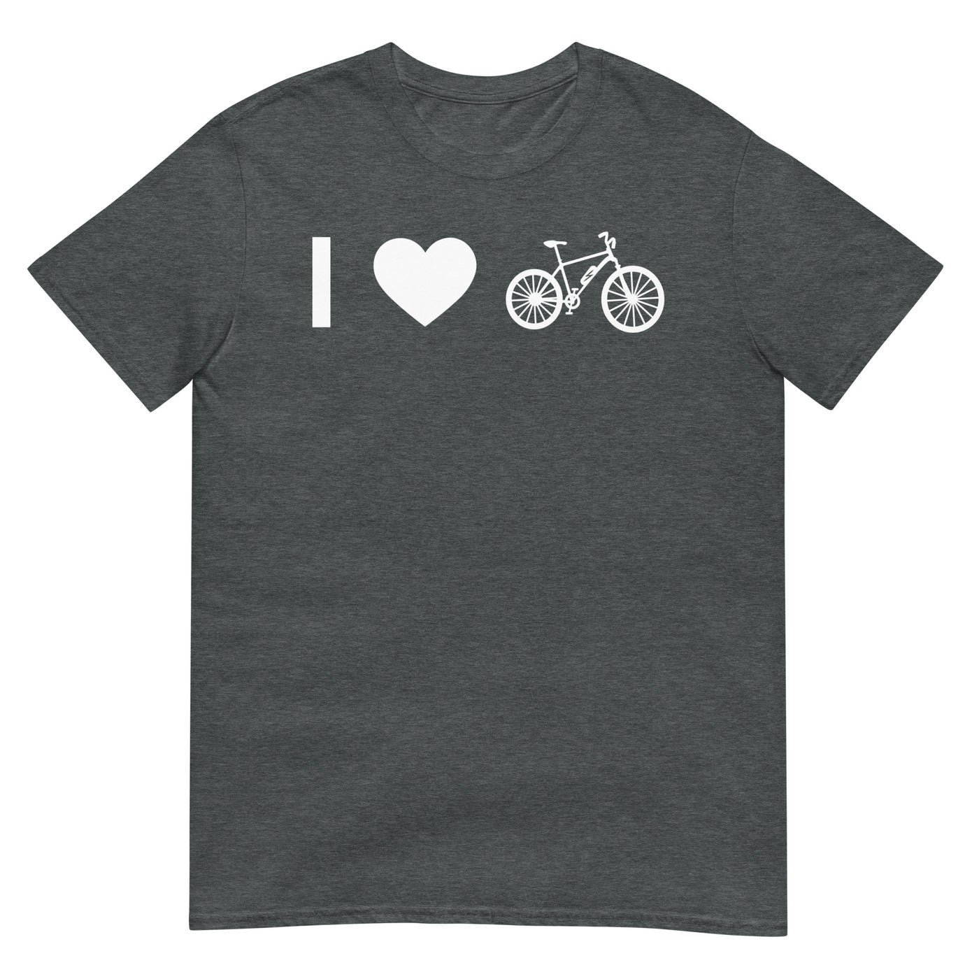 Herz Und E-Bike - T-Shirt (Unisex) e-bike xxx yyy zzz Dark Heather