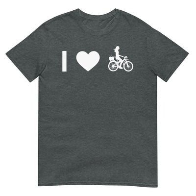 Herz Und Female Cycling - T-Shirt (Unisex) fahrrad xxx yyy zzz Dark Heather
