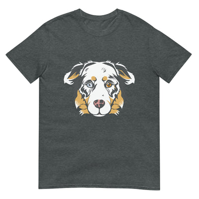 Australischer Schäferhund mit unterschiedlichen Augenfarben - Herren T-Shirt Other_Niches xxx yyy zzz Dark Heather