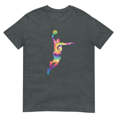 Basketballspieler mit bunten Farben - Herren T-Shirt Other_Niches xxx yyy zzz Dark Heather