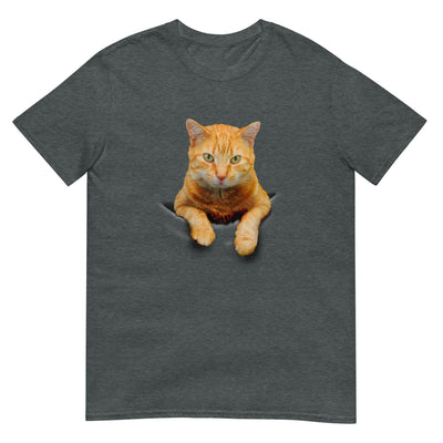 Katze in der Tasche - Herren T-Shirt Other_Niches xxx yyy zzz Dark Heather