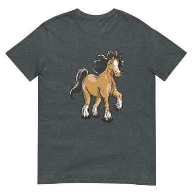 Clydesdale Pferd Illustration - Herren T-Shirt Other_Niches xxx yyy zzz Dark Heather