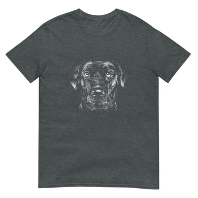 Labrador Retriever Monochrome Fotografie und Porträt - Herren T-Shirt Other_Niches xxx yyy zzz Dark Heather