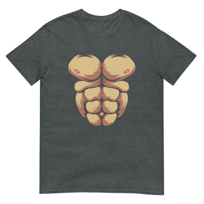 Muskulöse Bodybuilder Brust - Fitness Motivation Gym - Herren T-Shirt Other_Niches xxx yyy zzz Dark Heather