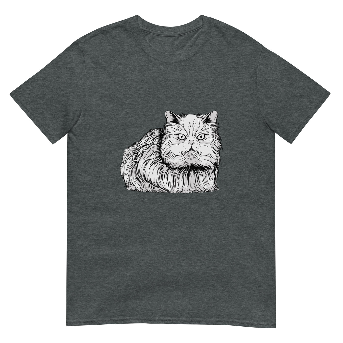 Persische Katze sieht lustig aus - Herren T-Shirt Other_Niches xxx yyy zzz Dark Heather