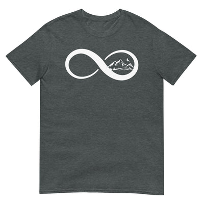 Infinity and Mountain - T-Shirt (Unisex) berge xxx yyy zzz Dark Heather