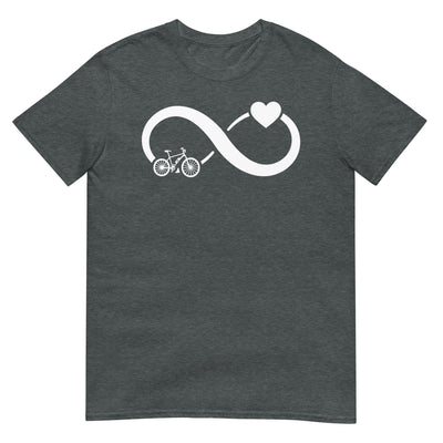 Infinity Heart and E-Bike - T-Shirt (Unisex) e-bike xxx yyy zzz Dark Heather