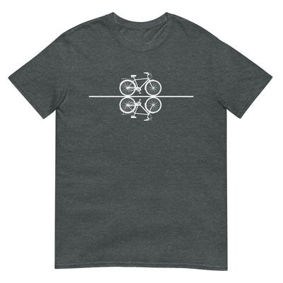 Line - Cycling - T-Shirt (Unisex) fahrrad xxx yyy zzz Dark Heather