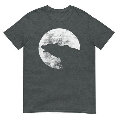 Moon - Bear - T-Shirt (Unisex) camping xxx yyy zzz Dark Heather