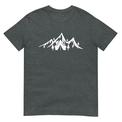 Berge - Camping - T-Shirt (Unisex) camping xxx yyy zzz Dark Heather