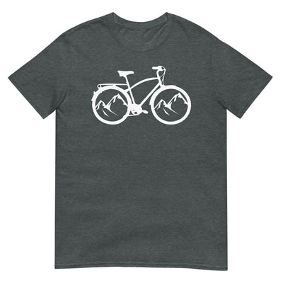 Berge - Radfahren - (17) - T-Shirt (Unisex) fahrrad xxx yyy zzz Dark Heather